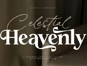 Celestial Heavenly Duo font