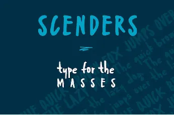 Scenders Script font