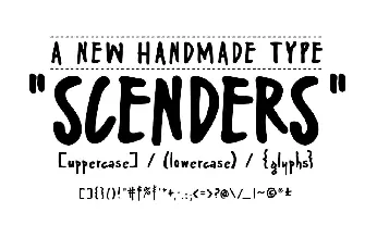 Scenders Script font