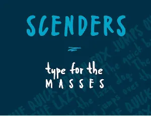 Scenders Script font