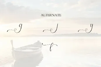 Serenity Script Typeface font