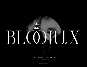 Bloolux font
