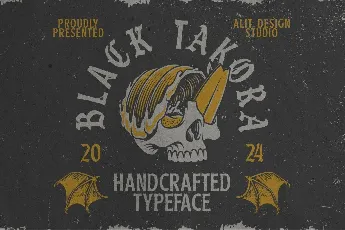 Black Takora font