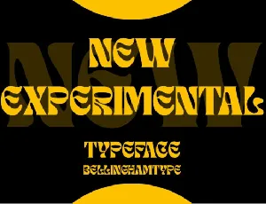 New Experimental font