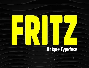 Fritz Display Typeface font