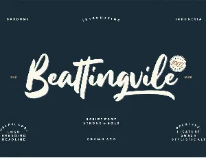 Beattingvile font