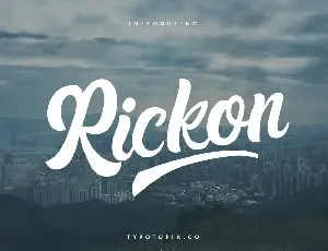 Rickon font