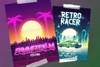 Street Racing Demo font