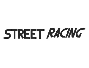 Street Racing Demo font