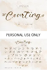 Courting font