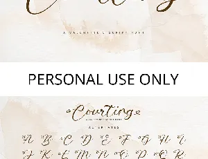 Courting font