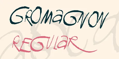 GROmagnon font