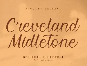 Creveland Midletone font