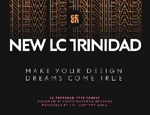 Lc Trinidad Family font