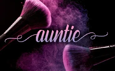 Auntie Script font