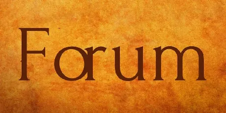 Forum font