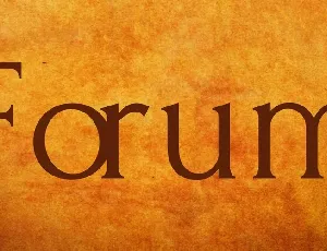 Forum font