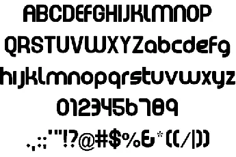 EMEN Lowercase font