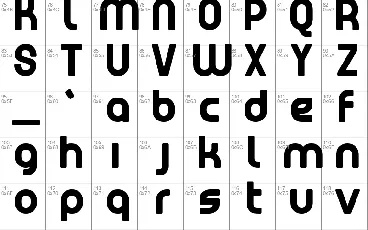 EMEN Lowercase font