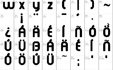 EMEN Lowercase font