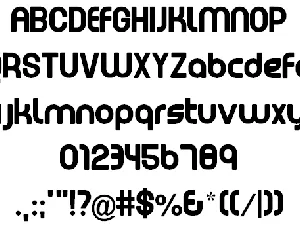 EMEN Lowercase font