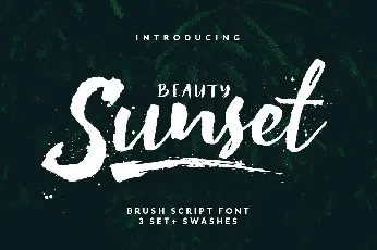 Beauty Sunset font