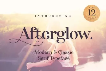 Afterglow Typeface Free font