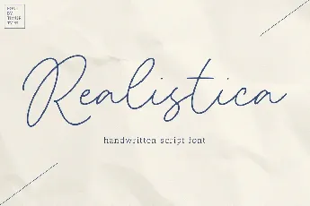 Realistica font