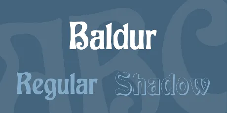 Baldur font