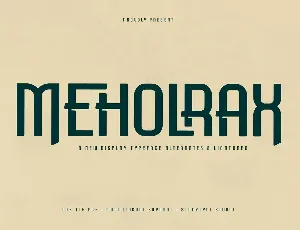 Meholrax font