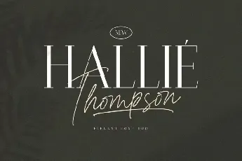 Hallie Thompson font