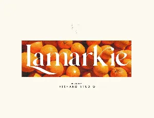 Lamarkie font