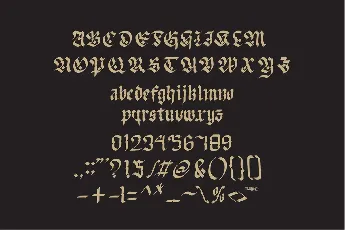 Franklin Fractur font