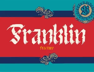 Franklin Fractur font