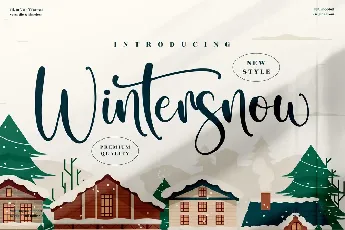 Wintersnow font