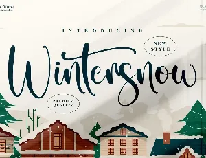 Wintersnow font