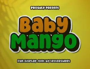 Baby Mango font