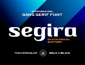 Segira font