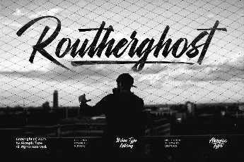 Routherghost font