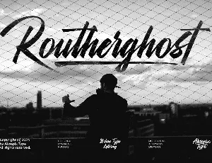 Routherghost font