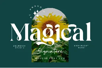 Magical Signature font