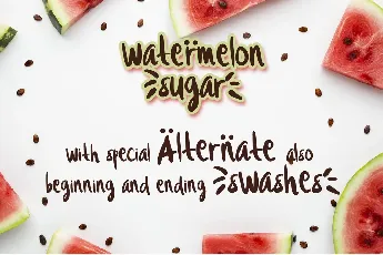 Watermelon Sugar font