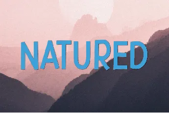 Natured font