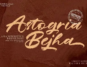 Astogria Bejha font