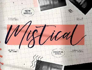 Mistical font