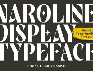 Naroline font