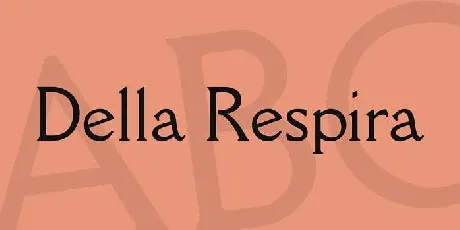 Della Respira font