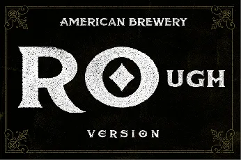 American Brewery Rough font