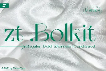 Bolkit font