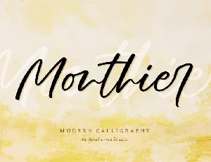 Monthier font